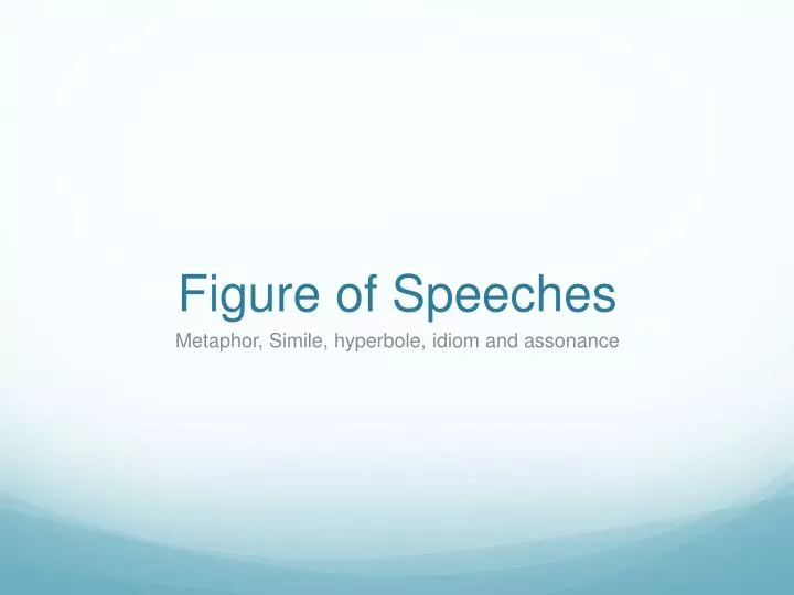figure of speeches