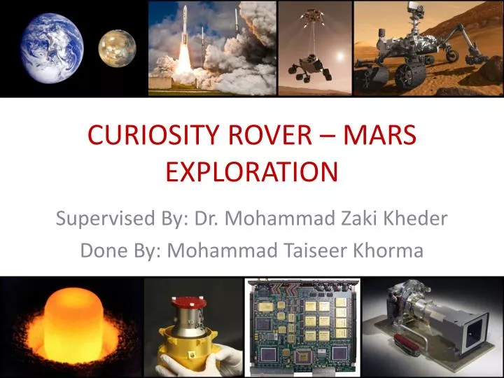 curiosity rover mars exploration