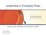 Leadership in Changing Times - slide 1