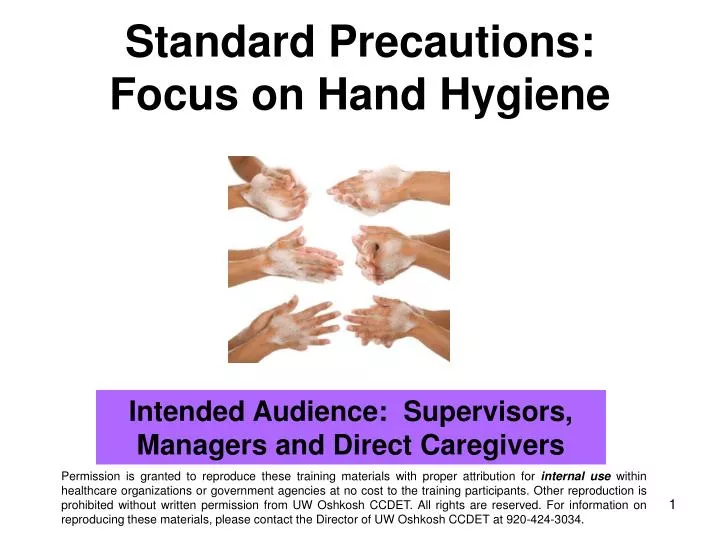 standard precautions focus on hand hygiene
