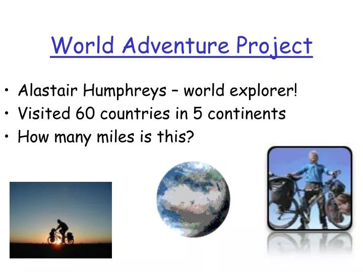 world adventure project