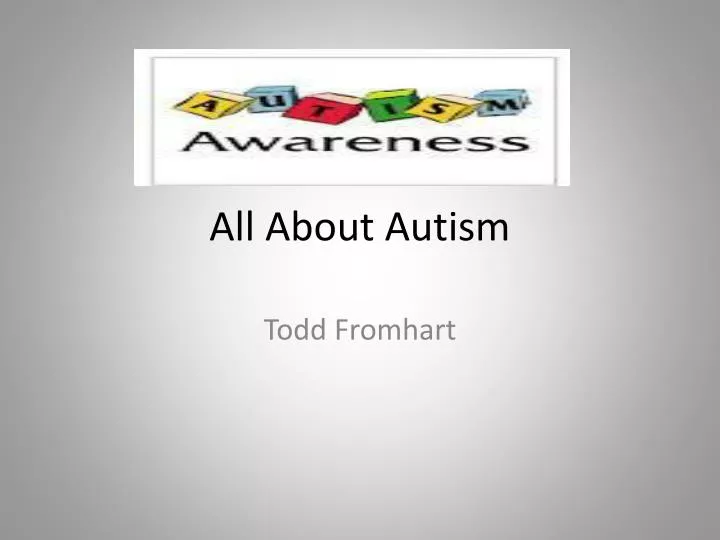 all about autism