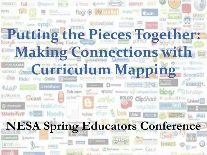putting the pieces together making connections with curriculum mapping