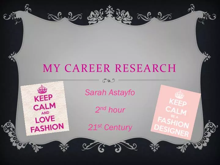 my career research