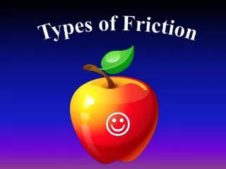 Types of Friction