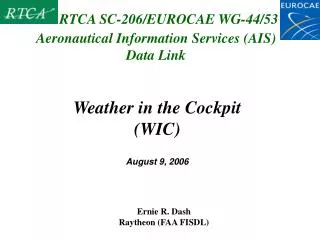 Aeronautical Information Services (AIS) Data Link