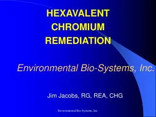 Environmental Bio-Systems, Inc.