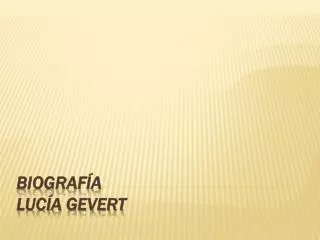 biograf a luc a gevert