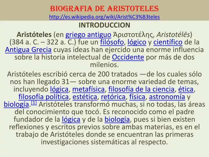 biografia de aristoteles http es wikipedia org wiki arist c3 b3teles