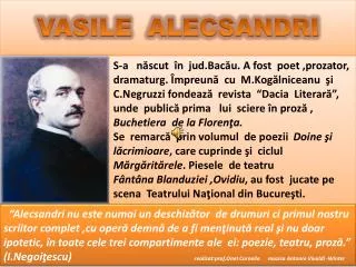 vasile alecsandri
