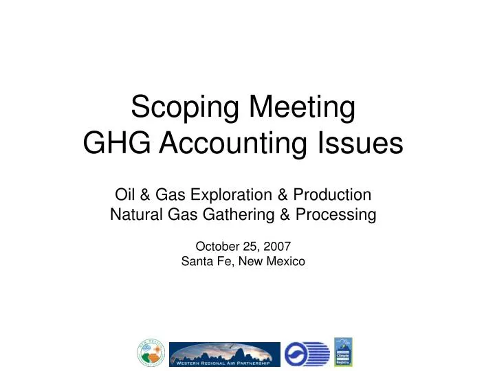scoping meeting ghg accounting issues