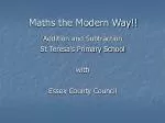 Maths the Modern Way!! - slide 1