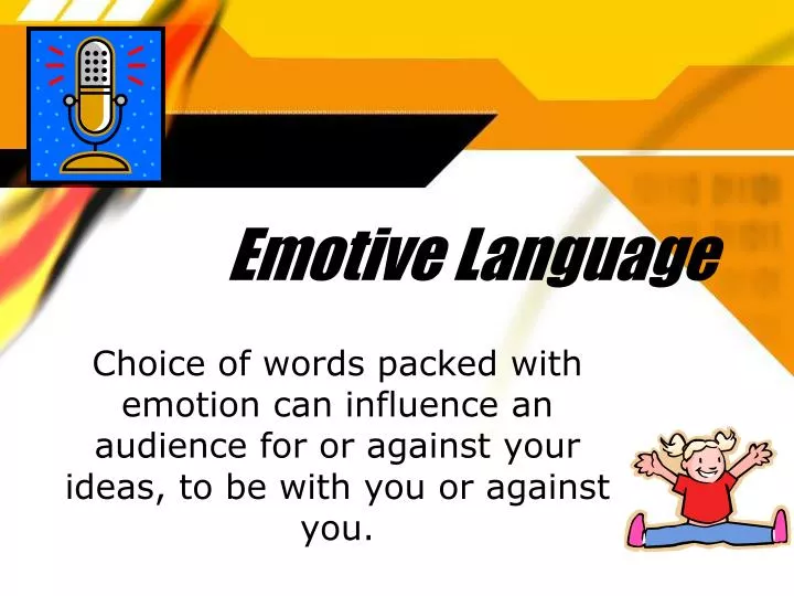 emotive language