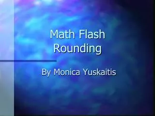 Math Flash Rounding