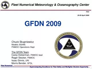 Chuck Skupniewicz Models (N34M) FNMOC Operations Dept