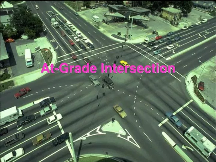 at grade intersection