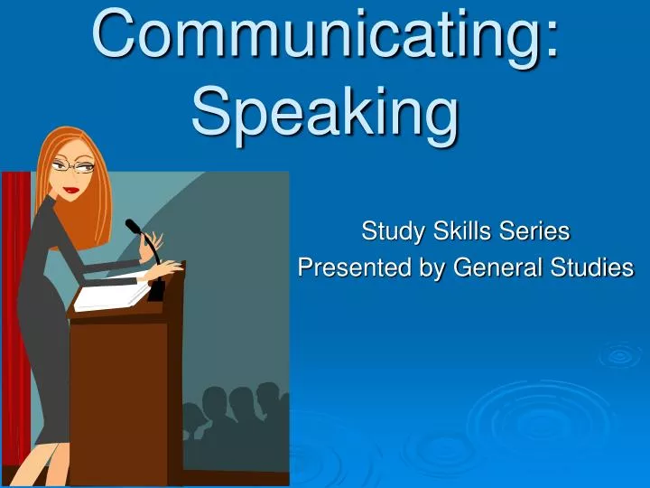 communicating speaking