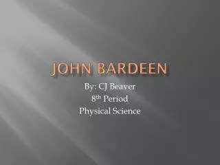 John Bardeen