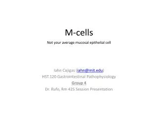 M-cells