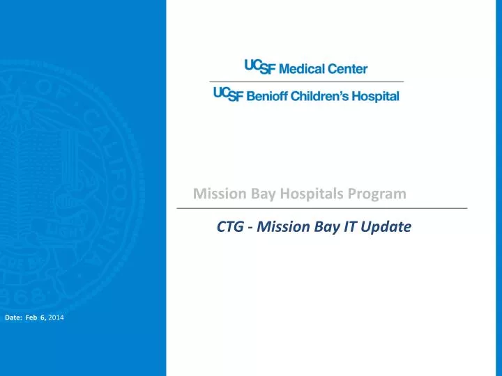 ctg mission bay it update