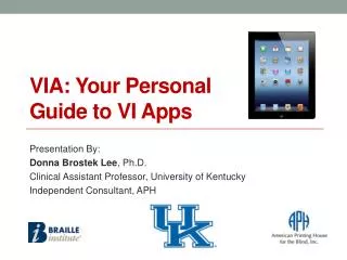 VIA: Your Personal Guide to VI Apps