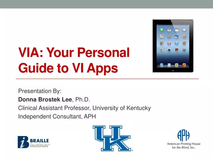 via your personal guide to vi apps