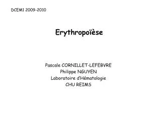 erythropo se
