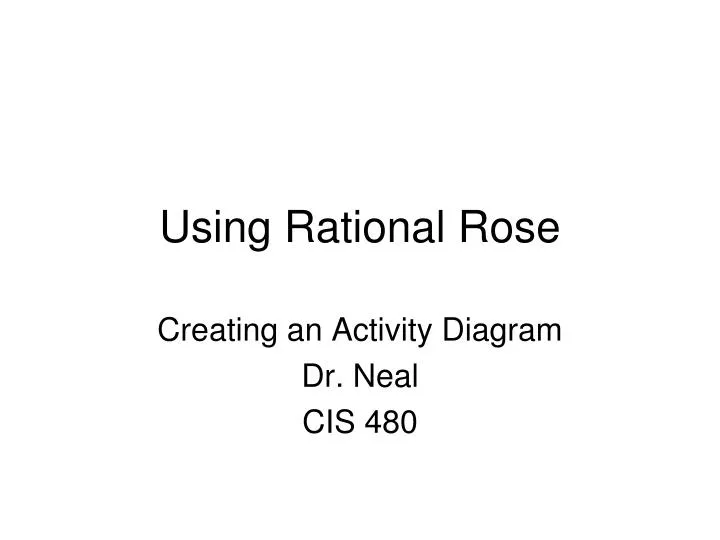 using rational rose