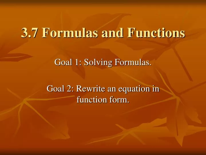 3 7 formulas and functions