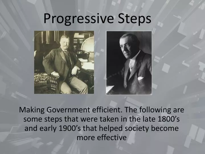 progressive steps
