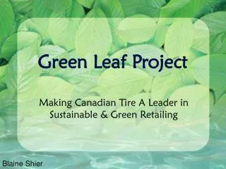 Green Leaf Project