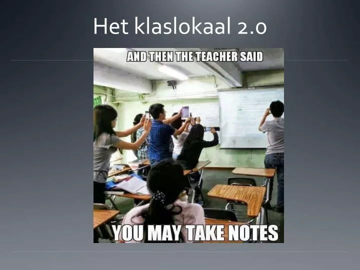 het klaslokaal 2 0