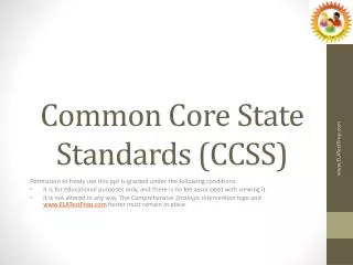 Common Core State Standards (CCSS)