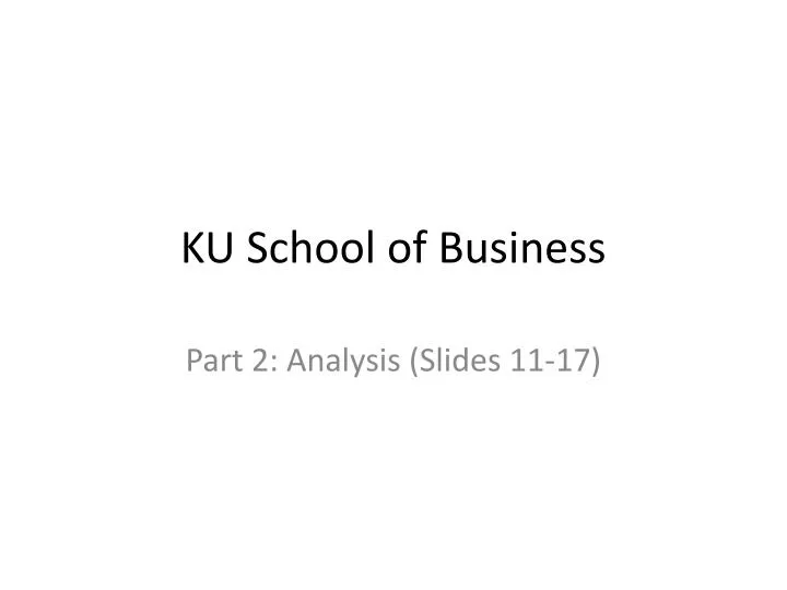 ku school of business
