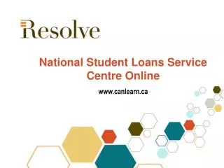 National Student Loans Service Centre Online canlearn