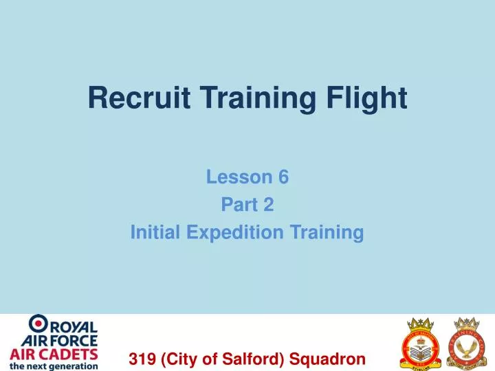 recruit training flight