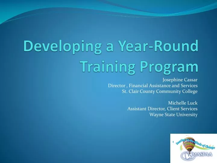 developing a year round training program