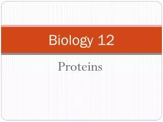 Biology 12