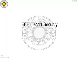 IEEE 802.11 Security