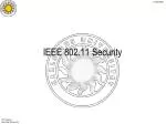 IEEE 802.11 Security - slide 1