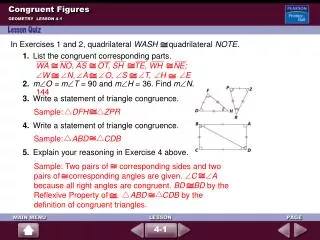 Congruent Figures