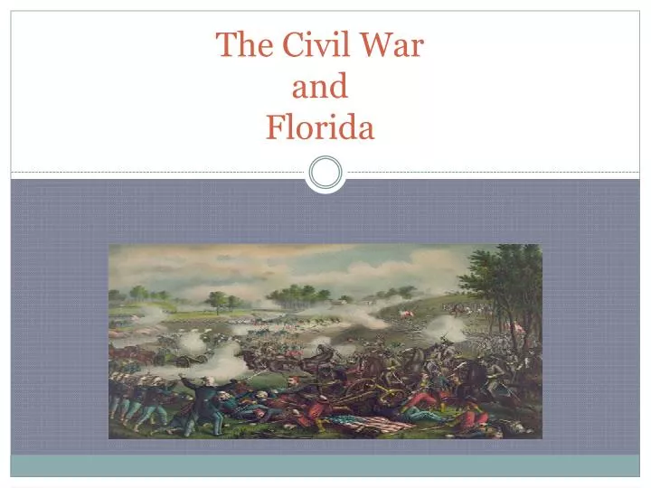 the civil war and florida