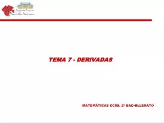 tema 7 derivadas