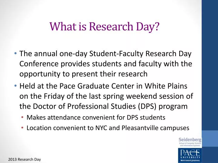 what is research day