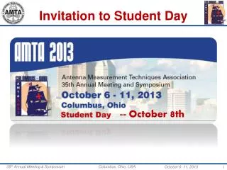 Invitation to Student Day
