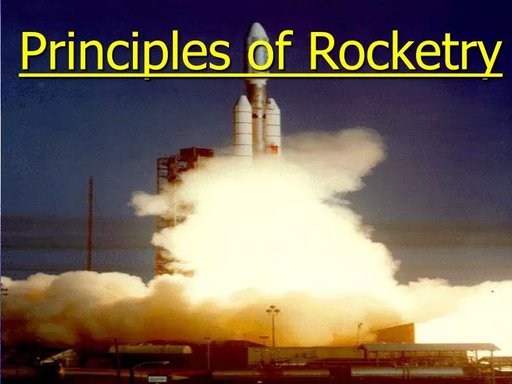 principles of rocketry