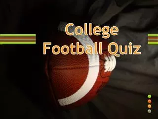 College Football Quiz
