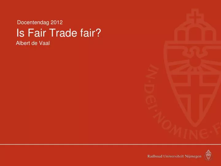 is fair trade fair