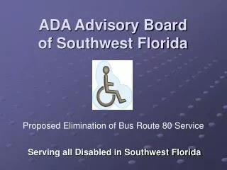 ADA Advisory Board of Southwest Florida
