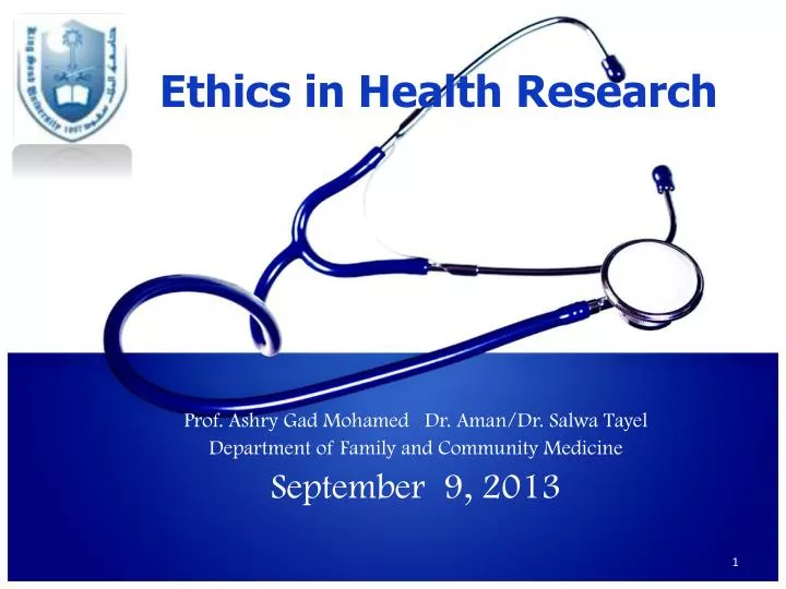 ethics in health research